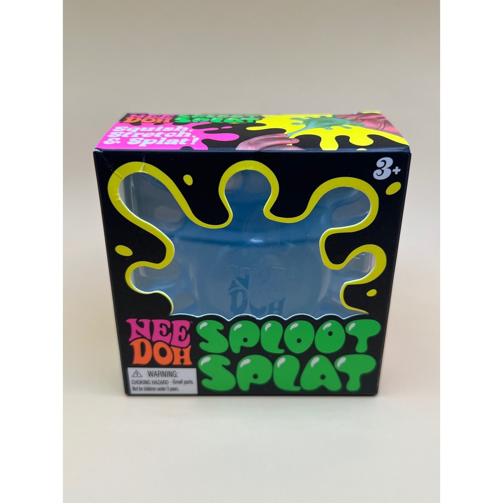 Schylling NeeDoh SplootSplat Blue Fidget Toy Squish Stretch Splat Stress Ball